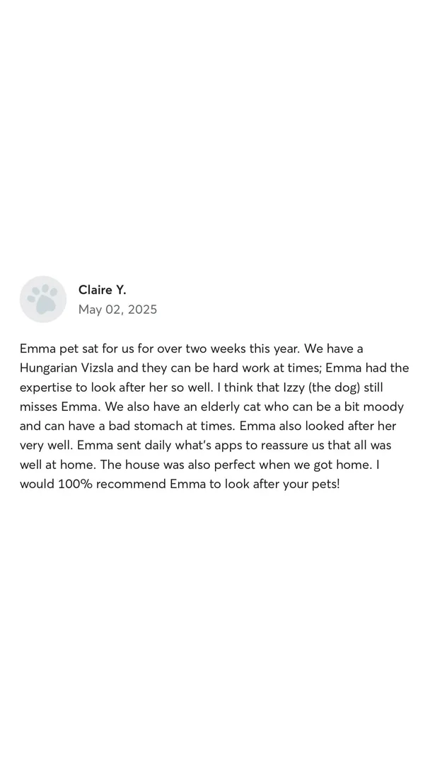 Customer testimonial